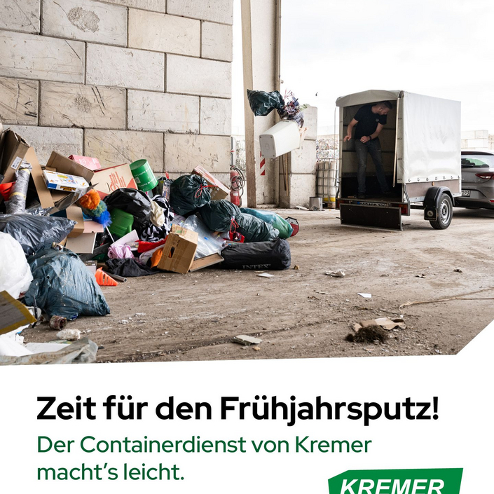 🌸 Frühling = Zeit für den großen Frühjahrsputz!

Der Winter hat Spuren hinterlassen? Keller voll, Gartenchaos, alte...