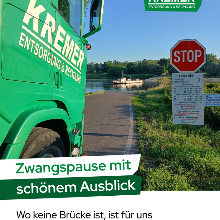 Wo keine Brücke ist, ist für uns noch lange nicht Schluss. ⛴️

Manchmal gehört zu einer Tour eben auch eine kurze Pause...