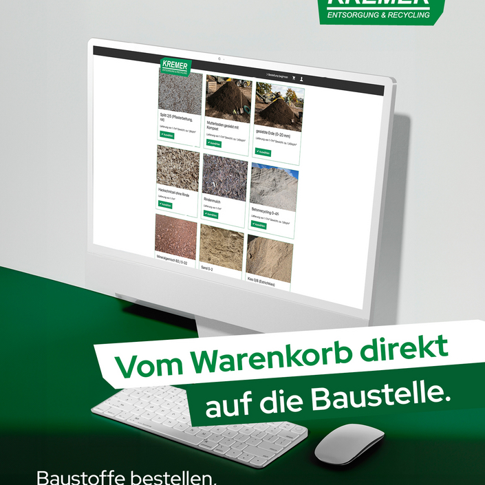 Baustoffe bestellen ohne Stress 🏗️🚛

Bei Kremer Entsorgung kannst du jetzt Baustoffe direkt online im Shop...